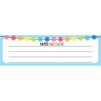 Misc. Supplies Hello Sunshine Name Plates Book