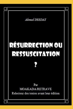 Paperback Résurrection ou ressuscitation ? [French] Book