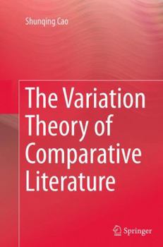Paperback The Variation Theory of Comparative Literature Book