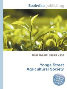 Paperback Yonge Street Agricultural Society Book