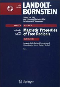 Hardcover Inorganic Radicals, Metal Complexes and Nonconjugated Carbon Centered Radicals 2 Book
