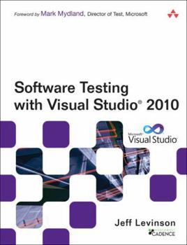 Paperback Software Testing with Visual Studio 2010 Book
