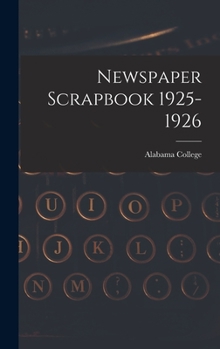 Hardcover Newspaper Scrapbook 1925-1926 Book