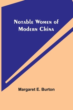 Paperback Notable Women of Modern China Book
