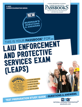 Paperback Law Enforcement and Protective Services Exam (Leaps) (C-4051): Passbooks Study Guidevolume 4051 Book