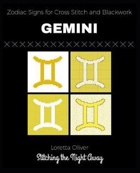 Paperback Gemini Zodiac Signs for Cross Stitch and Blackwork Book