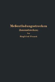 Paperback Meßentladungsstrecken (Ionenstrecken) [German] Book