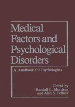 Paperback Medical Factors and Psychological Disorders: A Handbook for Psychologists Book