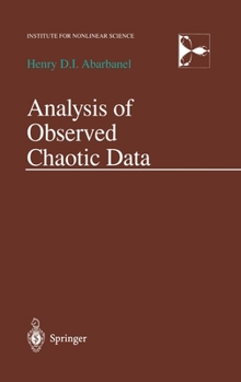 Hardcover Analysis of Observed Chaotic Data Book