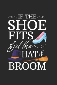 Cuaderno: La Escoba De Bruja Zapatos Sombrero Regalos Del Traje De Halloween 120 P�ginas, 6X9 (Ca. A5), Puntos