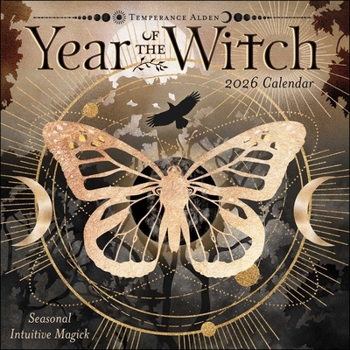 Calendar Year of the Witch 2026 Wall Calendar: Seasonal Intuitive Magick Book