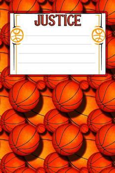 Paperback Basketball Life Justice: College Ruled Composition Book