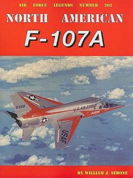 Paperback North American F-107a Op-HS Book