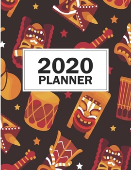 Paperback 2020 Planner: 8.5"x11"Hawaii TKI Patterns 2020 Planner Yearly Agenda (1 January - 31 December 2020 ) Book