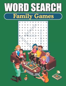 Paperback Word Search Family Games: Large Print Word Find Puzzles [Large Print] Book