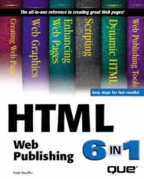 Paperback HTML Web Publishing 6 in 1 Book