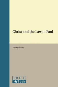 Paperback Christ and the Law in Paul Book