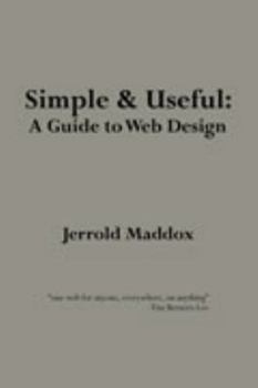 Paperback Simple AND Useful: A Guide to Web Design Book