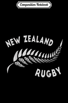 Composition Notebook: New Zealand Rugby - Maori Inspired Design Journal/Notebook Blank Lined Ruled 6x9 100 Pages