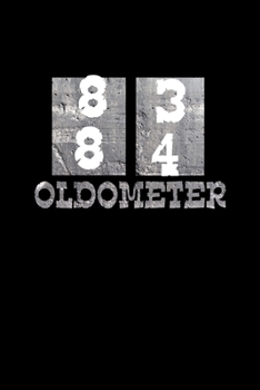 Oldometer: Funny Birthday Sarcastic Gag Gift. Vintage Joke Notebook Journal Present & Sketchbook Diary Keepsake.