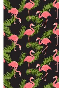Pink Flamingo Notebook: 6x9 College Ruled Lined Journal