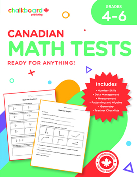 Paperback Canadian Math Tests Grades 4-6 Book