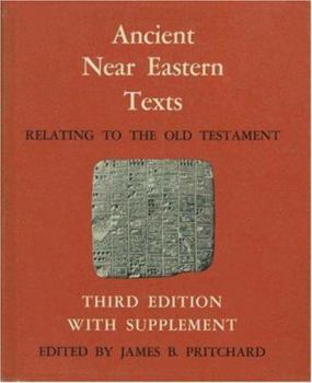 Hardcover Ancient Near Eastern Texts Relating to the Old Testament with Supplement Book