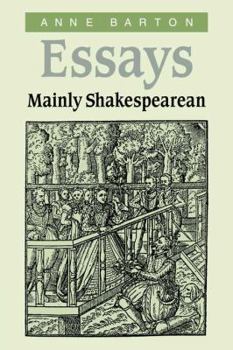 Paperback Essays, Mainly Shakespearean Book