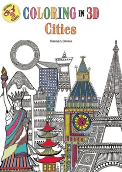 Paperback Coloring in 3D Cities Book