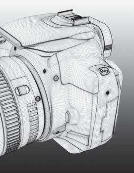 Paperback Camera Notebook Large Size 8.5 x 11 Ruled 150 Pages Book