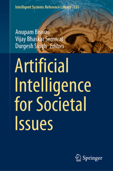 Hardcover Artificial Intelligence for Societal Issues Book