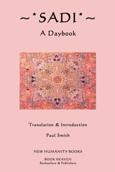 Paperback Sadi: A Daybook Book