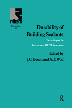 Paperback Durability of Building Sealants Book