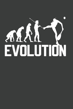Paperback Evolution Notebook: Tennis Evolution Design - 100 ruled Pages 6'x9'. Journal for Player, Referees and Coaches. Writing Book for your train Book