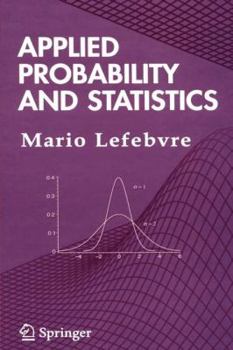 Paperback Applied Probability and Statistics Book