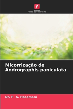Paperback Micorrização de Andrographis paniculata [Portuguese] Book