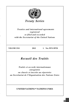 Paperback Treaty Series 2910 [French] Book