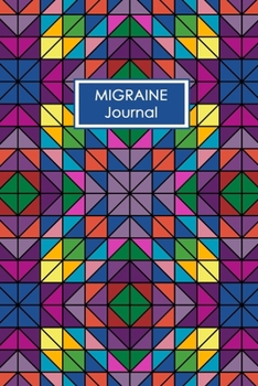 Paperback Migraine Journal: Professional Chronic Headache Migraine pain Journal - Tracking headache triggers, symptoms and pain relief options. Book