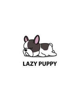 Laza puppy: Laza puppy on white cover and Dot Graph Line Sketch pages, Extra large (8.5 x 11) inches, 110 pages, White paper, Sketch, Draw and Paint
