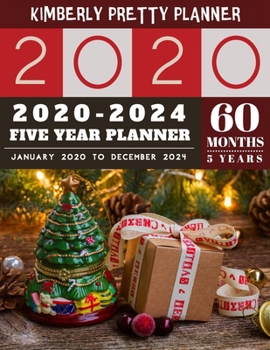 Paperback 5 year planner 2020-2024: 5 year monthly planner 2020-2024 - Monthly Schedule Organizer - Agenda Planner For The Next Five Years, 60 Months Cale Book