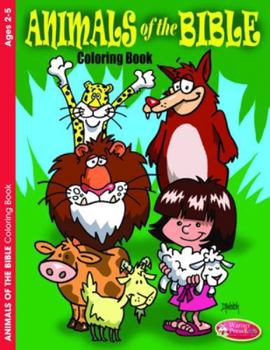 Paperback Animals of the Bible: Coloring & Activity Book [Large Print] Book