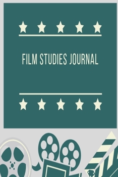 Paperback Film Studies Journal: Show reel movie tape lined paperback jotter Book