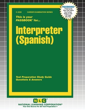 Paperback Interpreter (Spanish) Book