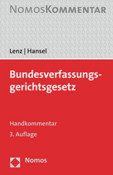 Hardcover Bundesverfassungsgerichtsgesetz: Handkommentar [German] Book