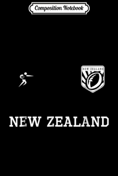 Composition Notebook: New Zealand Rugby Jersey  Journal/Notebook Blank Lined Ruled 6x9 100 Pages