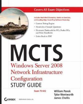 Paperback MCTS: Windows Server 2008 Network Infrastructure Configuration Study Guide: Exam 70-642 [With CDROM] Book