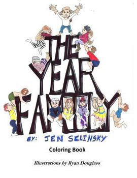 Paperback The Year Family Coloring Book