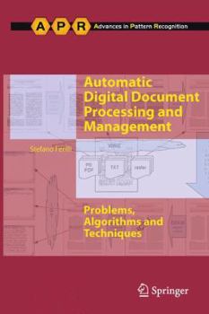 Paperback Automatic Digital Document Processing and Management: Problems, Algorithms and Techniques Book