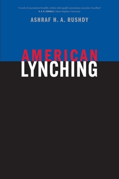 Paperback American Lynching Book