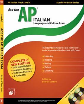 Paperback Ace the AP Italian Language and Culture Exam: Ap Italian Track Level 4 Book